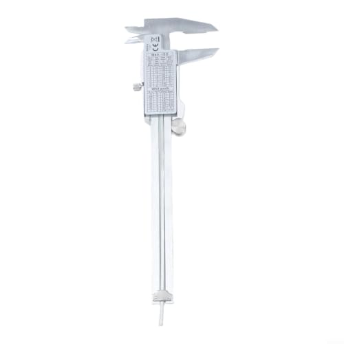Image of Electronic Digital Caliper 6 Inch 150mm Range Stainless Steel Construction With Easy Read Lcd Screen For Precision Inside Outside And Depth Measuring Tasks In Workshop And Home Use Silver Finish