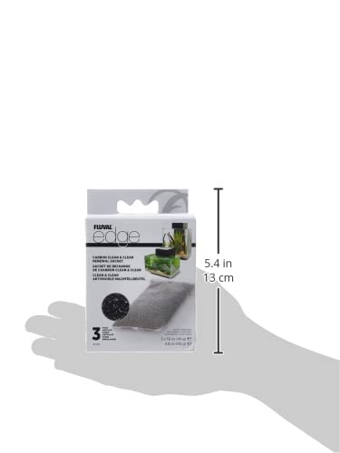 Fluval Edge Carbon Clean & Clear Renewal Sachets - 3-Pack #TOP3