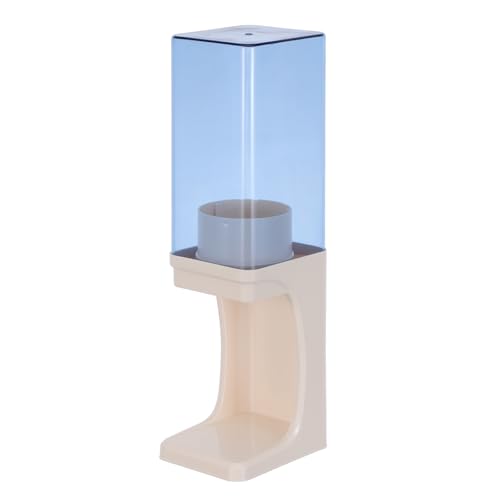Distributeur de gobelets beige en ABS compact pour cuisine