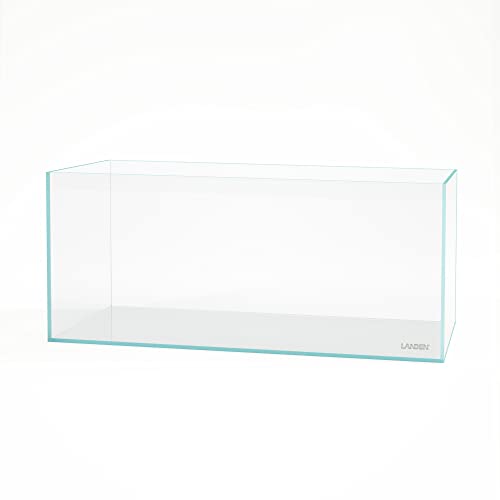 Image of Landen 120P 72.2 Gallon Rimless Low Iron Aquarium Fish Tank, W47.2 x D19.7 x H19.7 (120x50x50cm) 12mm Thickness with Black Nano Foam Leveling mat Included