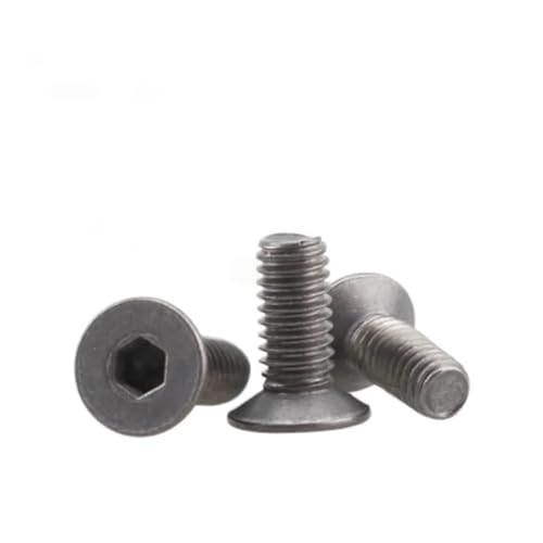 2個-10個 チタンネジ DIN7991 m2 m2.5 m3 m4 m5 m6 m8 TA2 Gr2 チタン フラット六角ソケット皿頭機械ネジ(16mm,M8 2pcs)