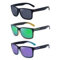 A1 (3pcs) Black Red/Grey + Black/Green + Purple