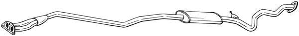 Bosal 293-009 - Mittelschalldämpfer
