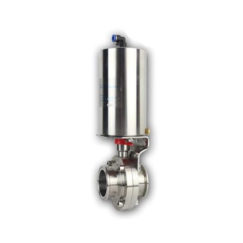 Vanne papillon simple effet en acier inoxydable 304 - 2