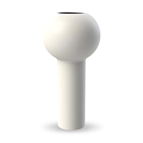 - Vaso Pillar in ceramica 32 cm bianco