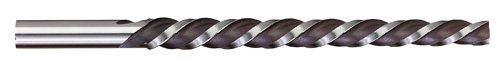 Titan TR97558 High Speed Steel Taper Pin Reamer, Left Hand Helical, Right Hand Cut, 6", 0.2773" Small Diameter, 0.354" Large Diameter, 23/64" Shank Diameter, 3-11/16" Overall Length