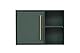 Schildmeyer Kent Hängeschrank 151117, waldgrün/Gold, 66,8 x 16 x 48,4 cm