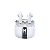 Wireless Earbuds, Bluetooth 5.3 Headphones with HiFi Stereo Sound,Smart Touch Control, 48hr Playtime with LED Display Charging Case, IP6 Waterproof in Ear Earphone with Mic for Sport, USB-C