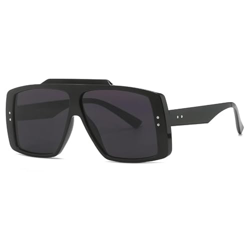 Lunettes de soleil vintage grande monture surdimensionnée UV400 tendance