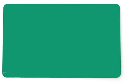 Identity-Plus: Green Blank PVC Micron 760 Card - Coloured Core (50)