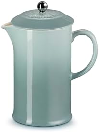 Le Creuset Stoneware French Press, 34 oz., Sea Salt - 2