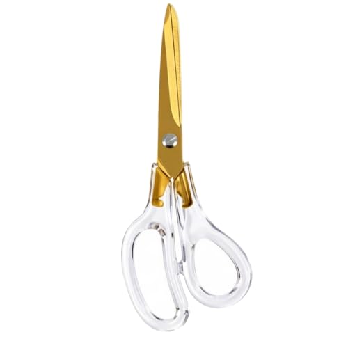 Gold Scissors for Office Desk School Home Craft Sewing Fabric All Purpose Scissors 8 Inch