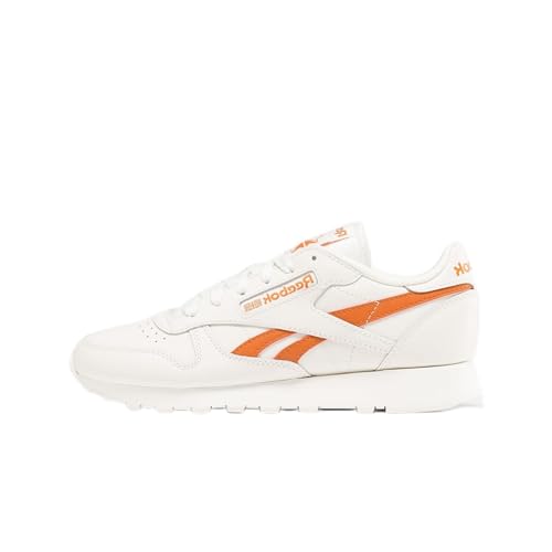 Image of Reebok Women's Classic Leather Sneaker, Chalk Ter Chalk, 8.5