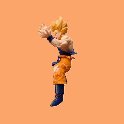 Image of Awestuffs Gokuu Super Saiyan Large Action Figure Limited Edition Manga Toy Collectible