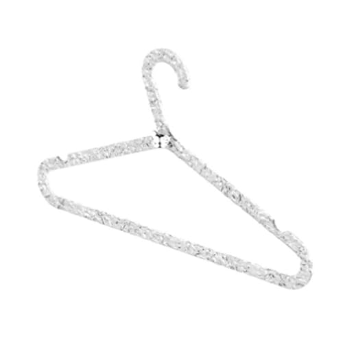 JUSKAQZYI Perchero Hangro de Ropa para bebés de 10 Paquetes para la Percha Transparente de Ropa para niños sin Deslizamiento Colgadores