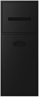 Shower Wall nicheStainless Steel Shower Niche, Embedded Wet Room Alcove, Bathroom Kitchen Bedroom Shower Organiser, Toilet Paper Toiletry Waterproof St(Black-52x20x13.5CM(20.48x7.88x5.32in)