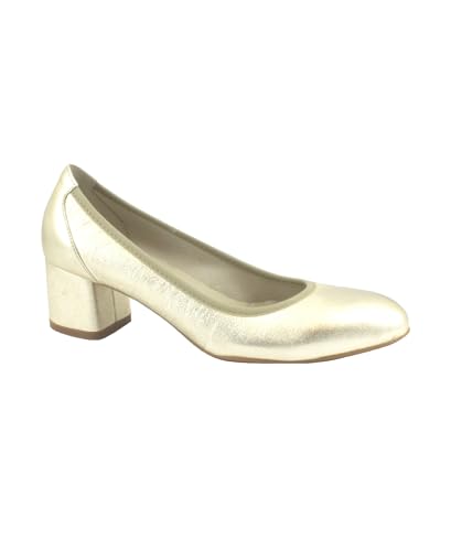 Chaussures décolleté Melluso D100D cuir souple avec talon confort