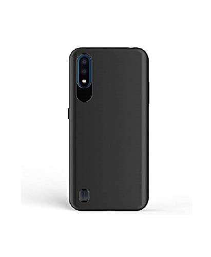 Image of Mobile Back Cover Case for Samsung M01(2020) (Silicone Case|CameraProtection|Black SC1510)