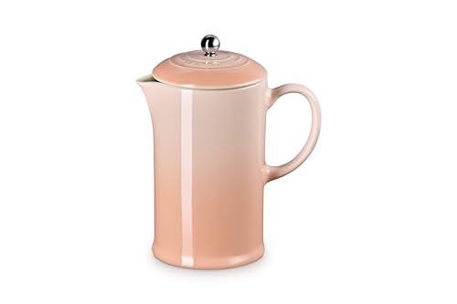 Image of Le Creuset Stoneware French Press, 34 oz., Peche