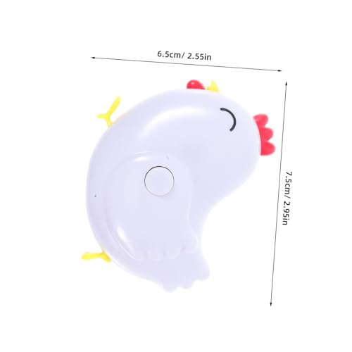 Cinta métrica retráctil con forma de pollito pequeña miniatura 2