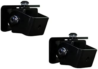 SWM- D2 - Speaker Wall Mount - Bracket 2 Nos for M4 / M5 / 1/4'' x 20UNC Thread Hole/Keyhole Speakers - with Flexible Positioning Angle (Pack of 2)