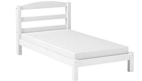 Dorel Living DA7428-W Braylon Bed, Twin, White