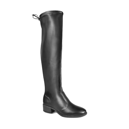 Bota Over The Knee Feminina Beira Rio – Estilo Montaria, Cano Alto, Confortável e Elegante (Preto, BR, Adulto, Numérico, 38)