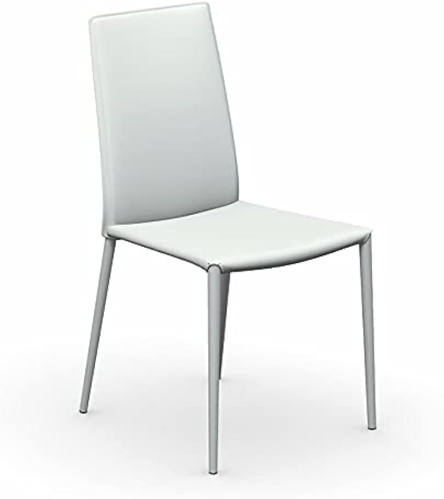 Loryarreda.com 2 sedie con struttura in metallo e rivestita in cuoio rigenerato 001