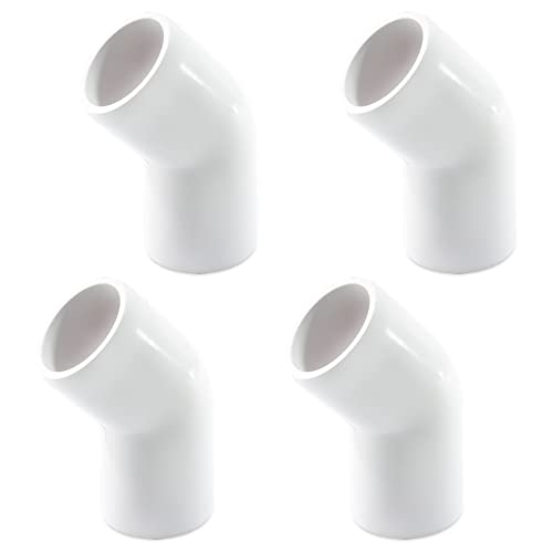 Bivethoi 4Pcs 2 Way PVC Fitting 1