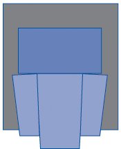 Medline Sterile Reinforced Overhead Surgical Table Cover with Extension, 80 Inches x 84 Inches, Absorbent Reinforcement, Case of 12 Each