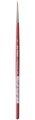 Da Vinci Watercolor Series 1280 CosmoTop Spin - Cepillo de Pintura, marrón, Size 2/0