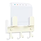 Installation Murale Facile Sans Traces : Cache box internet profitez d'une installation mural rapide et sans dommage grâce au design sans perçage, idéal pour les locataires ; tous les accessoires de fixation sont inclus pour un support immédiat et sûr.