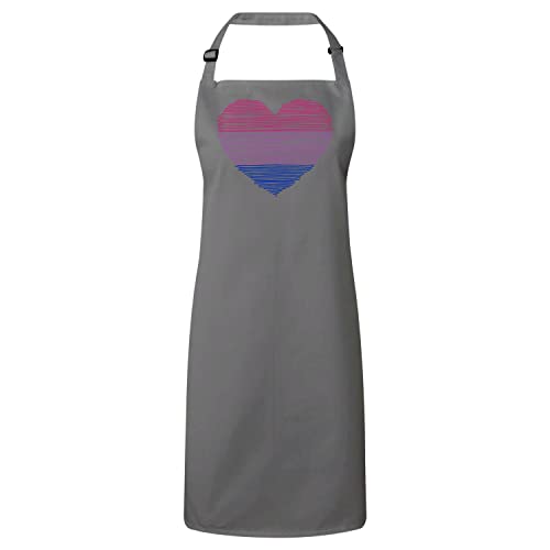 Tablier de cuisine LGBT gris cadeau idéal pour passionné