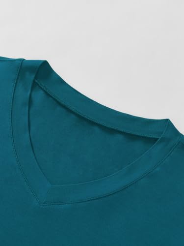 Latuza Men's Viscose Sleep Shirt Soft V-Neck Pajama Tops 3 Pack2