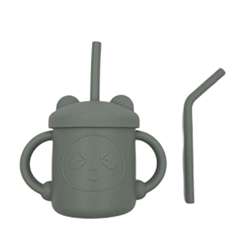 Greatideal Tazza per Bere con Cannuccia Morbida 8