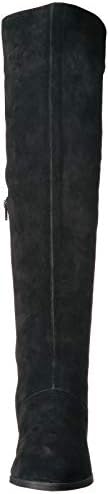 Aerosoles Women's Cross Country Knee High Boot, Black Suede, 6 M US | Image 1