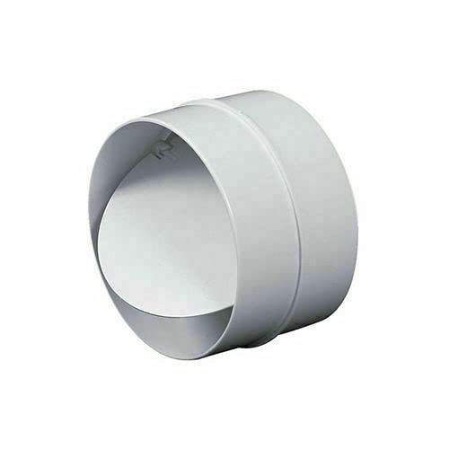 Duct Pipe Connector 150mm with Non Return Valve/Back Draught Shutter Damper