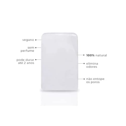 Desodorante Cristal Eco Natural Vegano, Original Eco, Transparente