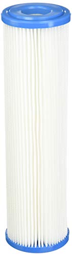 Hydronix SPC-25-1030 Universal Whole House Sediment Pleated Water Filter, Washable and Reusable, 2.5