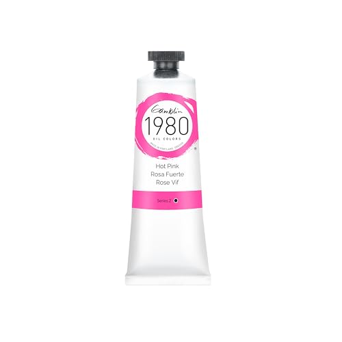 Gamblin 1980 Oil Colors, Artist's Paint, Hot Pink, 37 ml tube (7316)