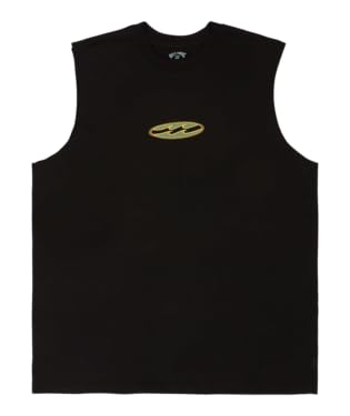 Camiseta sin mangas Billabong negra con cuello redondo y tacto suave 2