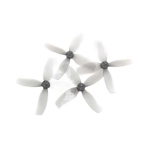 DT90 90mm 3�u���[�h�v���y�� FPV�h���[���p 35 CL35 35 5�C���` 1.5mm PC�v���y��(8 Pairs Grey)