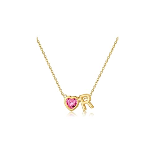 Turandoss �����ւ̃o�����^�C���f�[�M�t�g - �C�j�V�����a���΃l�b�N���X �g�����f�B�ŏ�i��14K�S�[���h���b�L���� A-Z �a���΃y���_���g�l�b�N���X �ޏ� �� �� �W���G���[�M�t�g, 16 inches + 2.5 inches extend