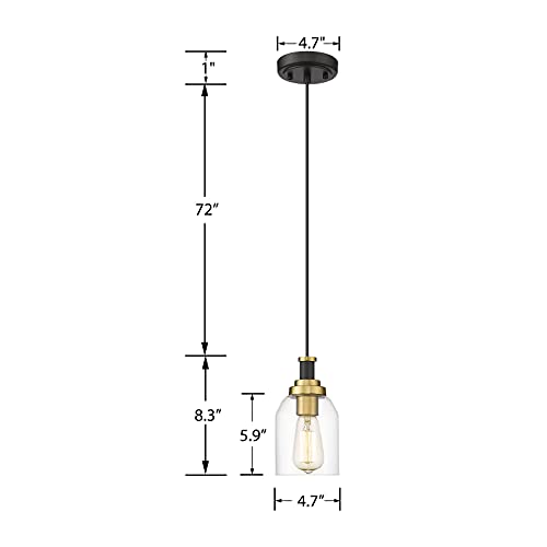 Zeyu ZG33M1L BK+BG Modern Gold Pendant Light thumb #5