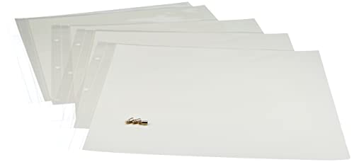 Artemio VIAP01 10 Plastic Sleeves for Photo Album 30.5 x 30.5 cm- 3 Holes