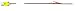 Cooper-Atkins 50338-K Type K Industrial Air Thermocouple Probe with Fiberglass Jacket Cable, 32 to 896 degrees F Temperature Range