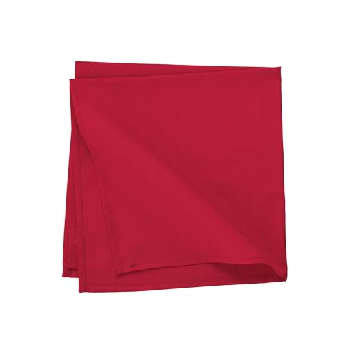 Servilletas de Tela Cuadradas Rojas Pack x6 de Algodón miniatura 3