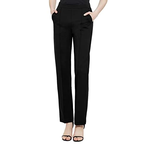 Urban CoCo Women’s Yoga Dress Pants Stretchy Casual Slacks Straight Leg Work Pants with Pockets