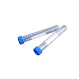 CHILDWEET Tubes à Centrifuger Plastiques 15 Ml Lot De 50 Avec Couvercles Élastiques Éta...