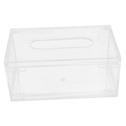 SOLUSTRE Stylish Rectangular Tissue Box Tissue Holder Delicate Napkin Box Desktop Napkin Decoration Storage Organization